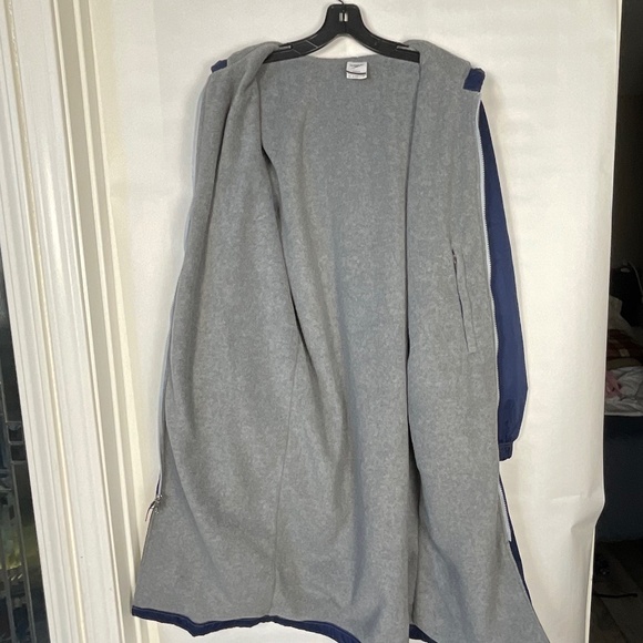 Speedo Unisex Navy Hooded Fleece Lined Swim/Rain Parka Jacket Size Small Adult - Picture 9 of 11